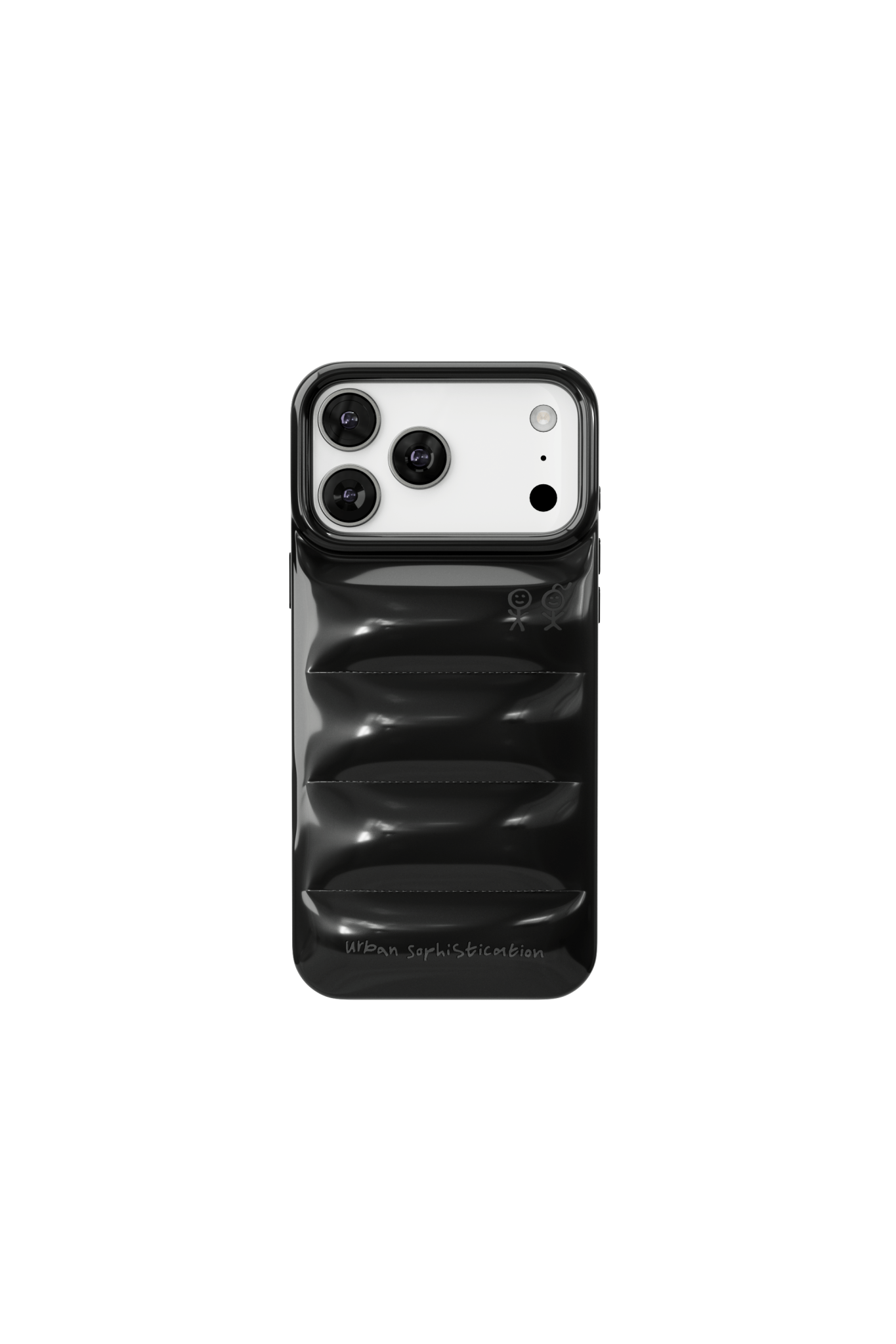 iPhoneアクセサリー Urban sorfistication The puffer case The Puffer Case® - Hot Chocolate | Urban Sophistication