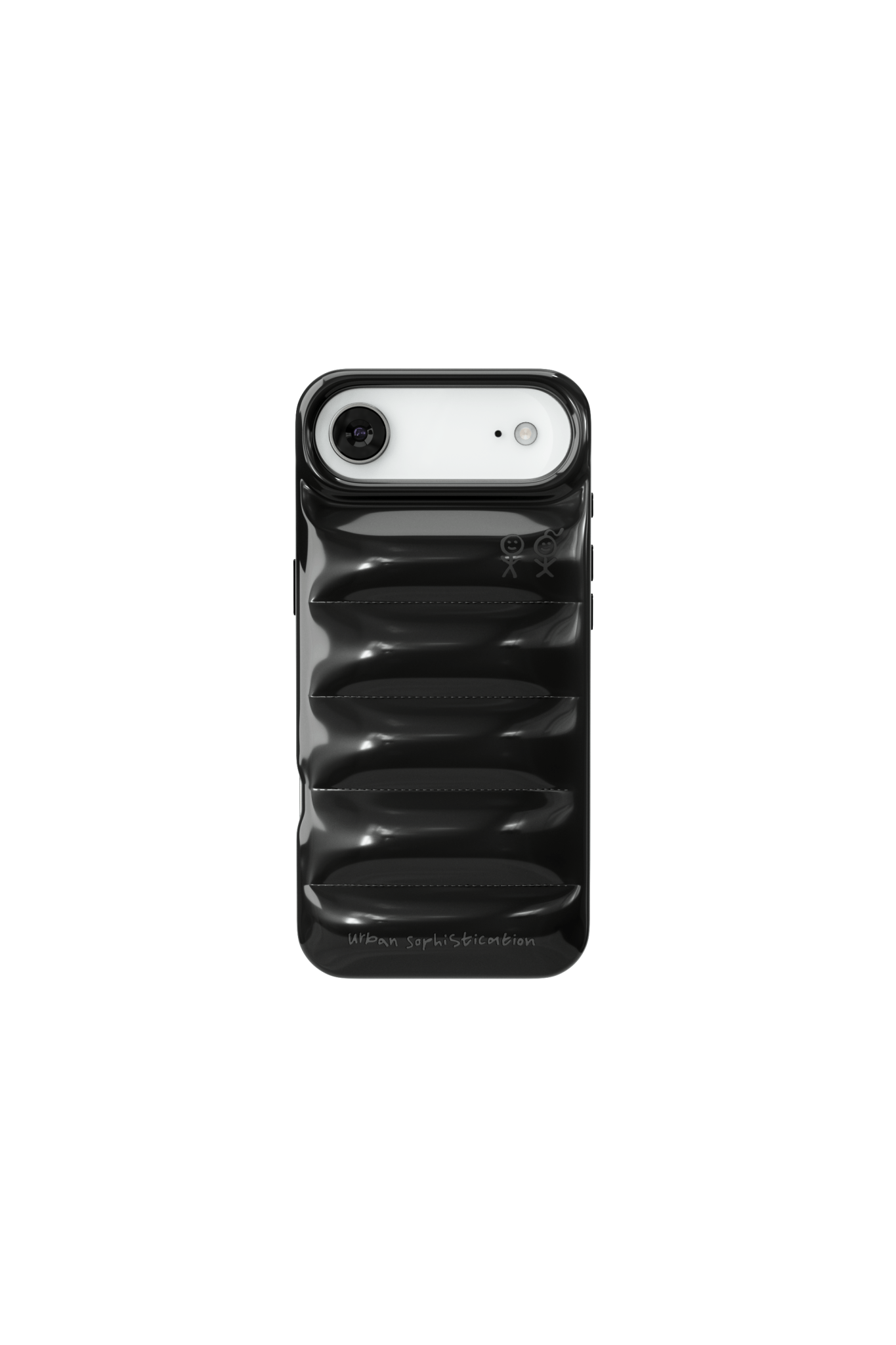 Urban Sophistication iPhone17 Pro Maxケース the-puffer-case-black-