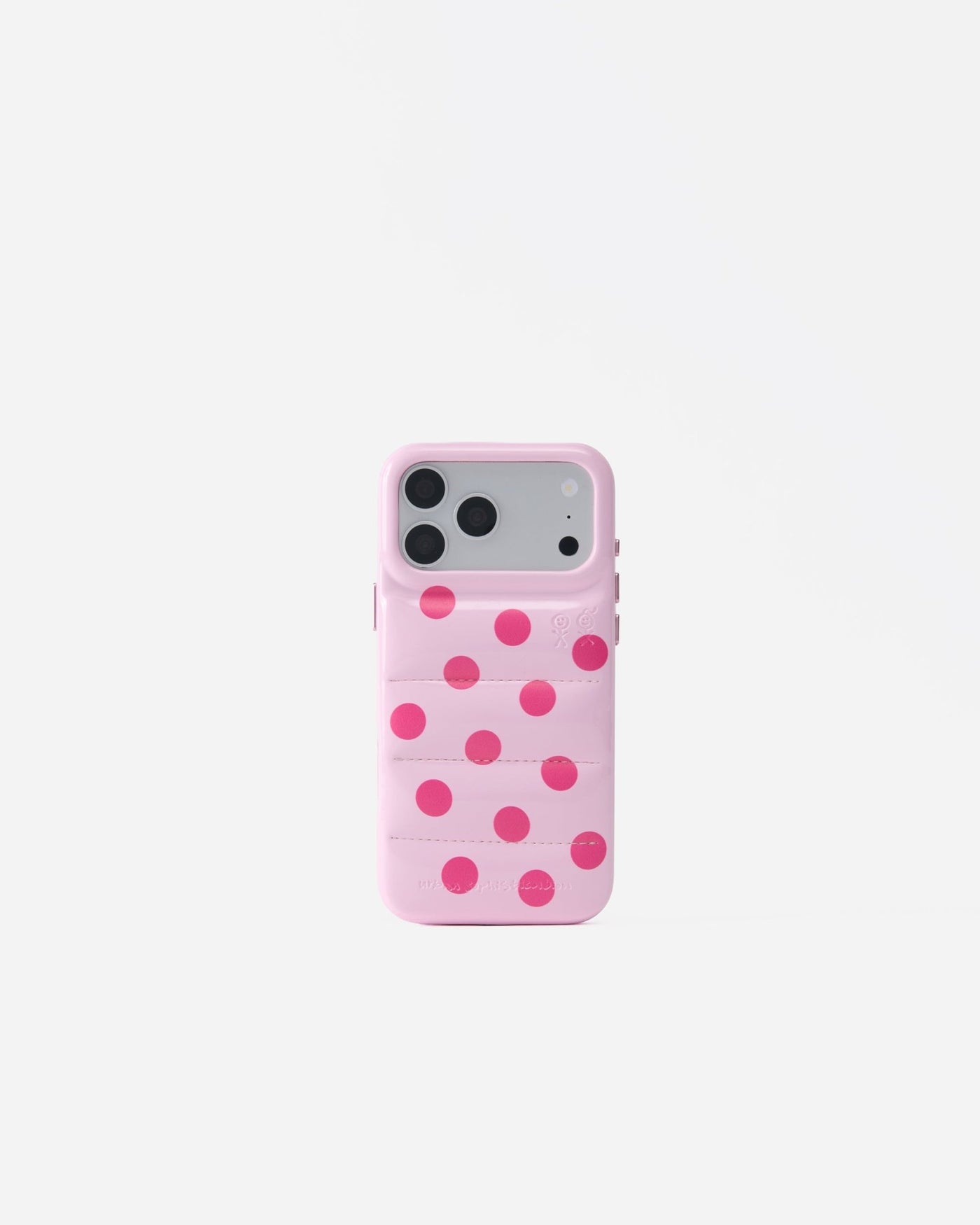The Puffer Case® - Chunky Polka in Pink