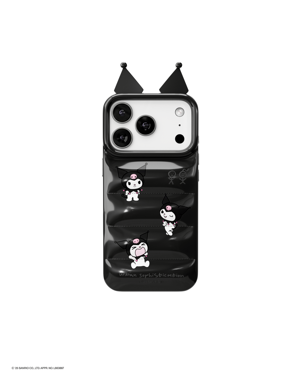 The Puffer Case - Crying Kuromi® | Urban Sophistication The Puffer Case - Crying Kuromi® | Urban Sophistication