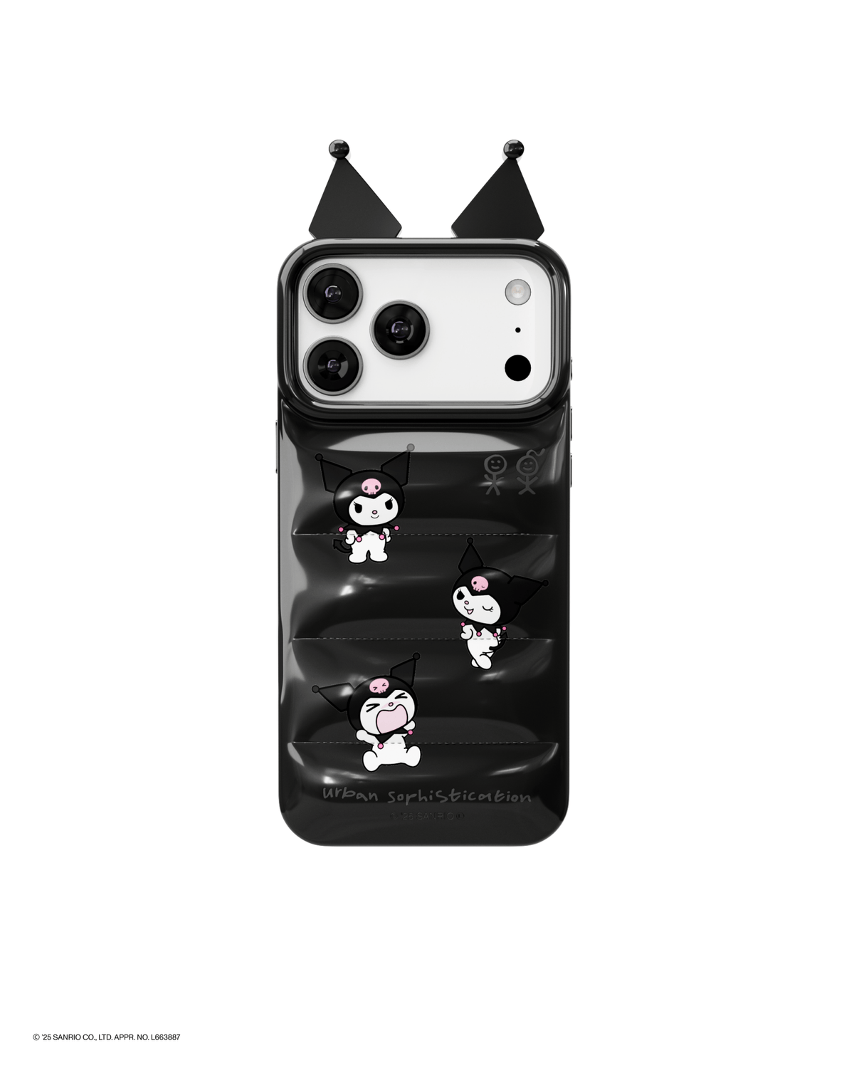 The Puffer Case - Crying Kuromi® | Urban Sophistication The Puffer Case - Crying Kuromi® | Urban Sophistication