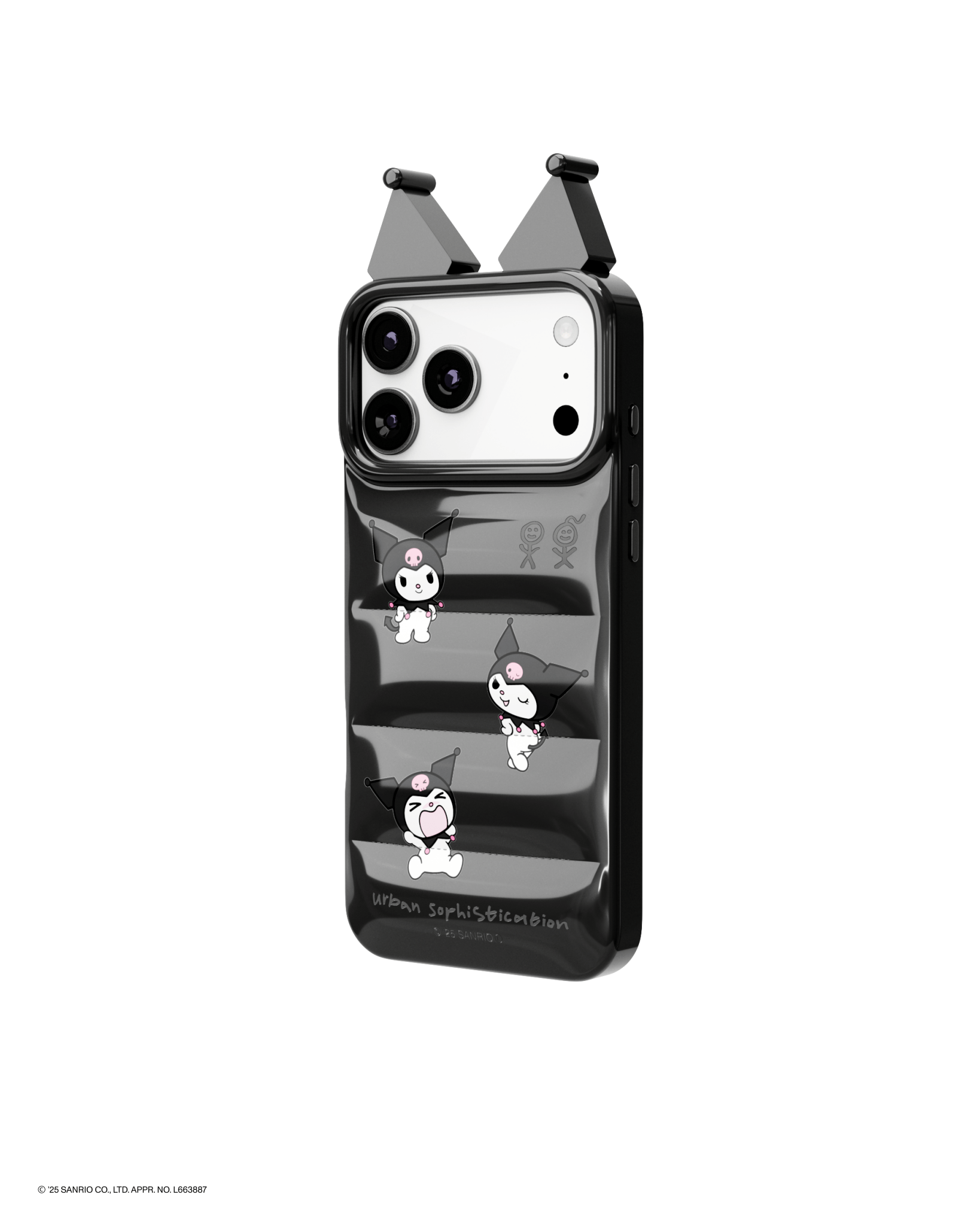 The Puffer Case - Crying Kuromi® | Urban Sophistication The Puffer Case - Crying Kuromi® | Urban Sophistication