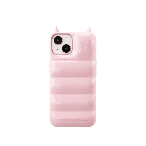 The Puffer Case® - Rhinestones in Silver | Urban Sophistication