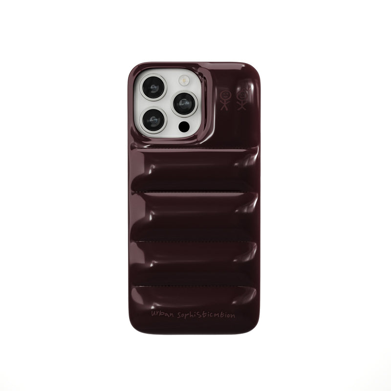 The Puffer Case® - Dark Cherry - Urban Sophistication