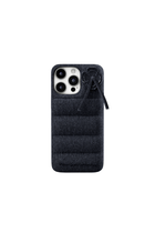【URBAN SOPHISTICATION】THE PUFFER CASE 色違いで欲しくなる♪ The Puffer Case® - Denim Flower | Urban Sophistication