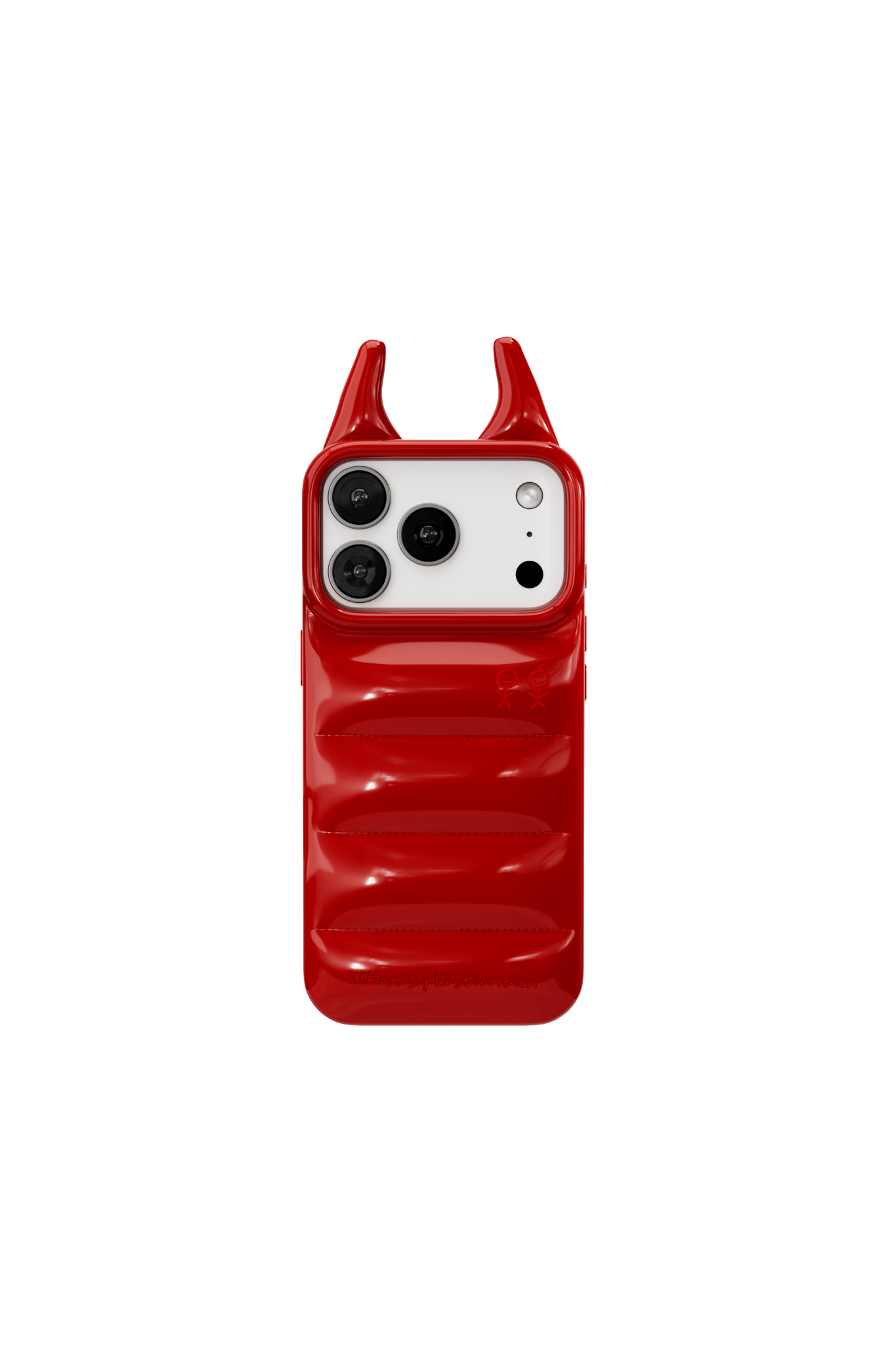 The Puffer Case® - Devil in Red | Urban Sophistication The Puffer Case® - Devil in Red | Urban Sophistication