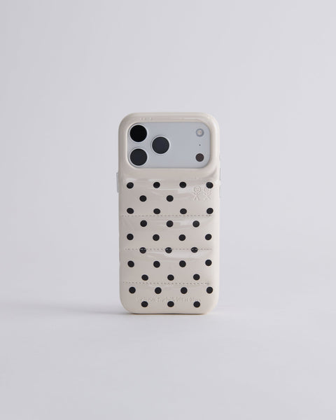 iPhoneアクセサリー Urban Sophistaction 16pro Polka Dots the-puffer-case-inverse-polka-