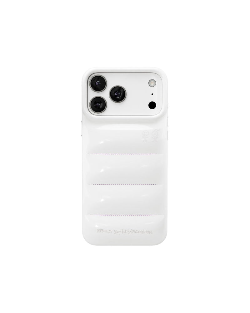 The Puffer Case® - Marshmallow Latte, rear view | phone-size_iphone-17-pro-max|