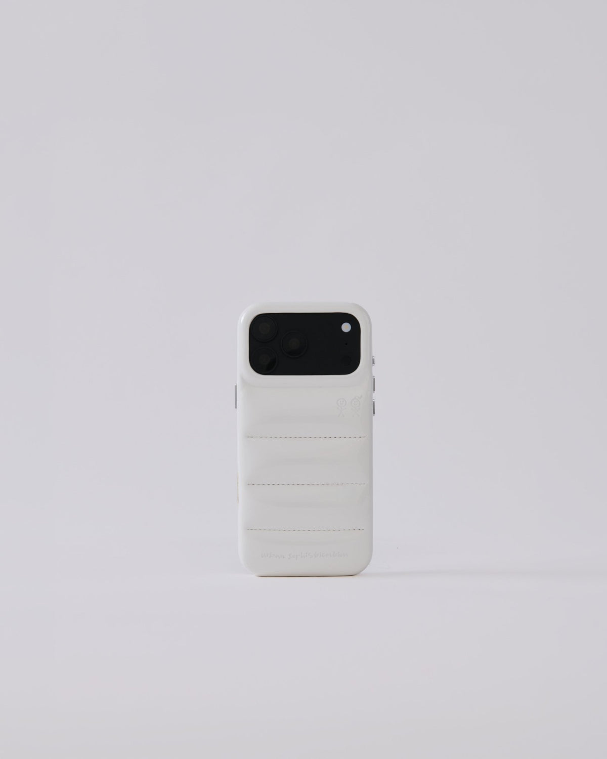 The Puffer Case® - Marshmallow Latte, studio photograph | studio-flat| phone-size_iphone-18-pro-max|
