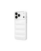 The Puffer Case® - Marshmallow Latte, angled view | phone-size_iphone-17-pro-max|