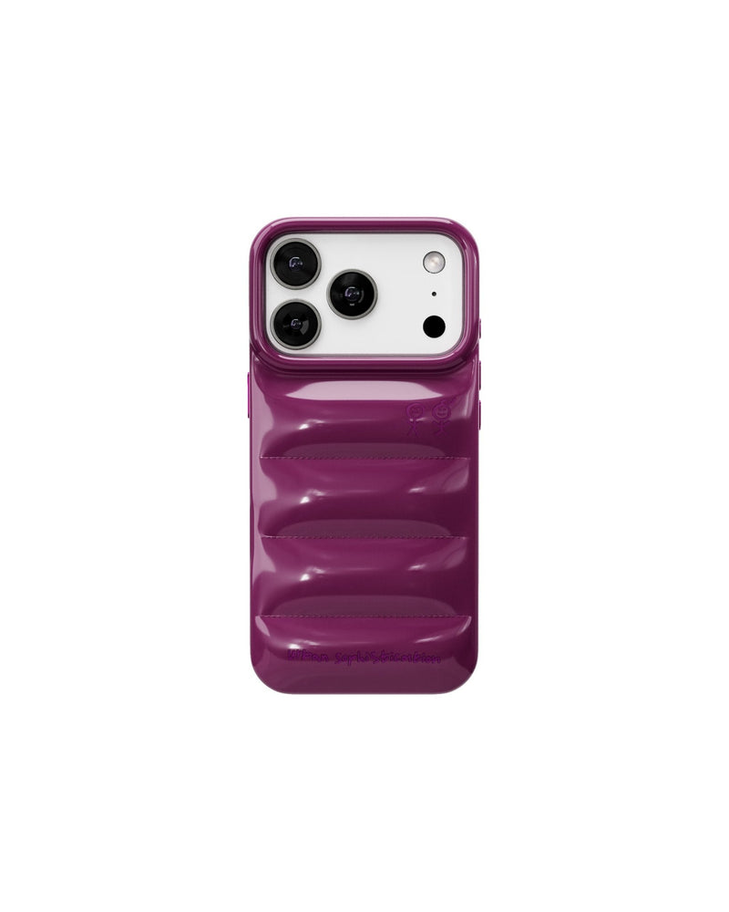 The Puffer Case® - Mixed Berries, rear view | phone-size_iphone-17-pro|