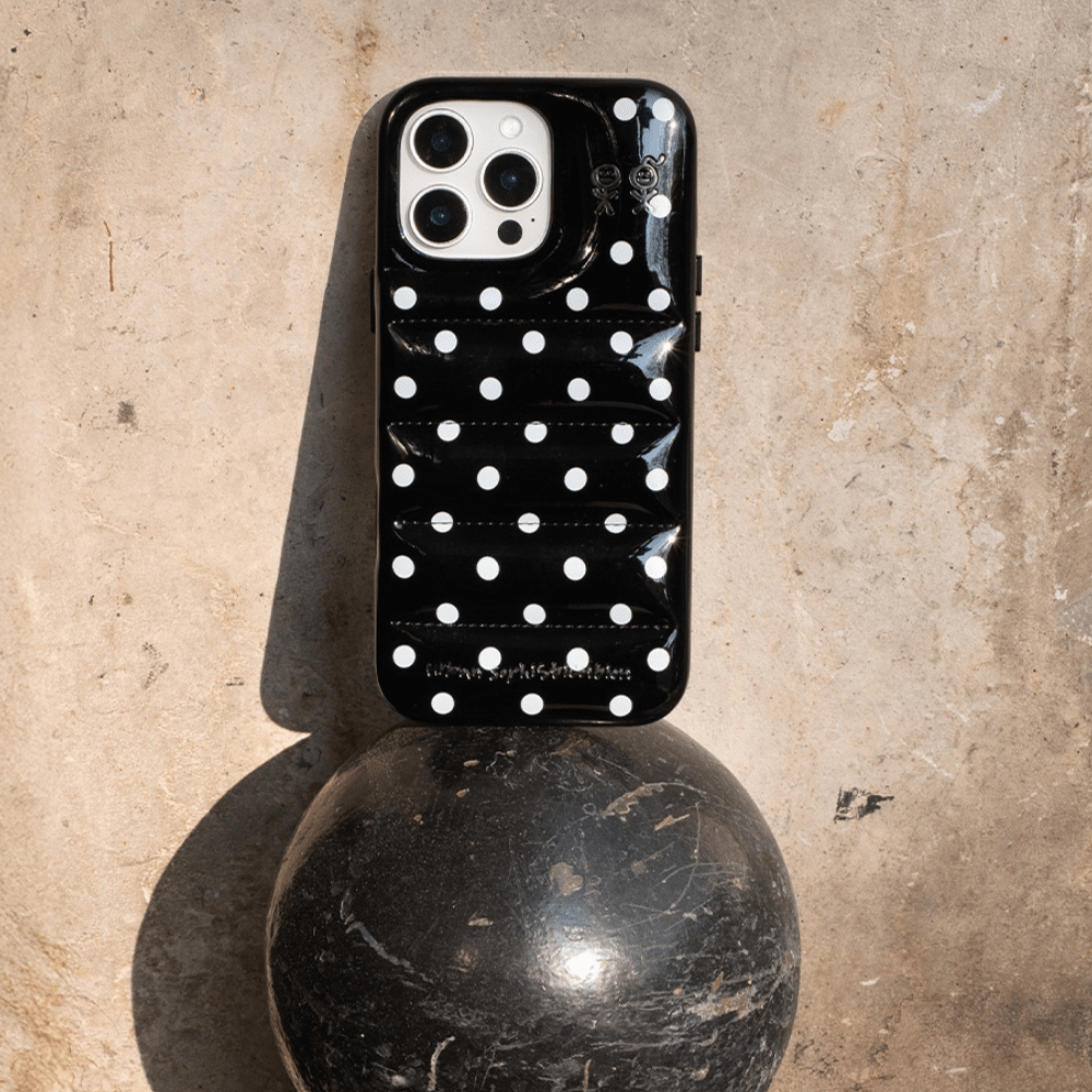 urban Polka Dots スマホケース iPhone13 The Puffer Case® - Polka Dots | Urban Sophistication