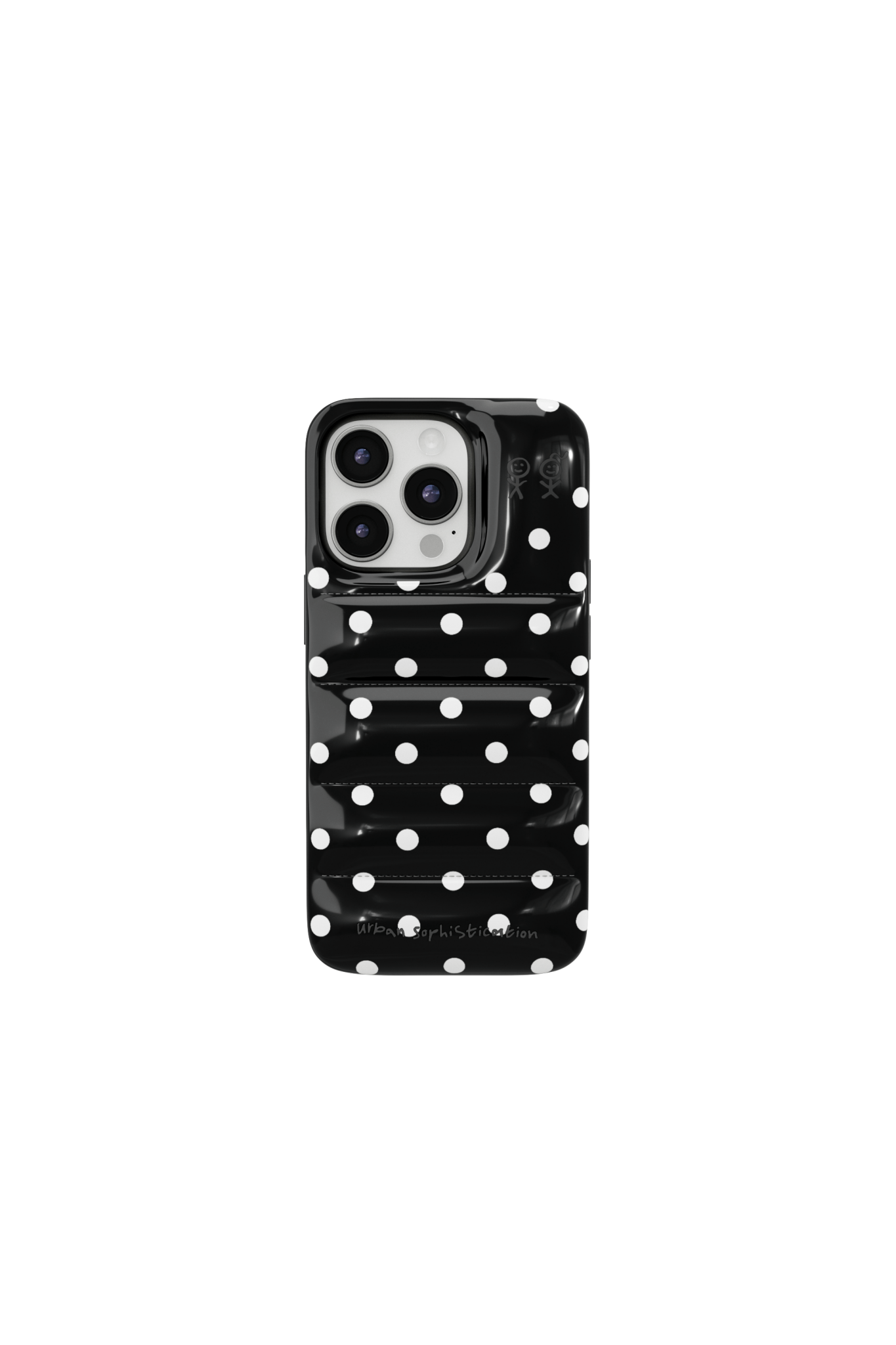 【残1点】UrbanSophistication 15Pro ポルカドットケース the-puffer-case-polka-dots-
