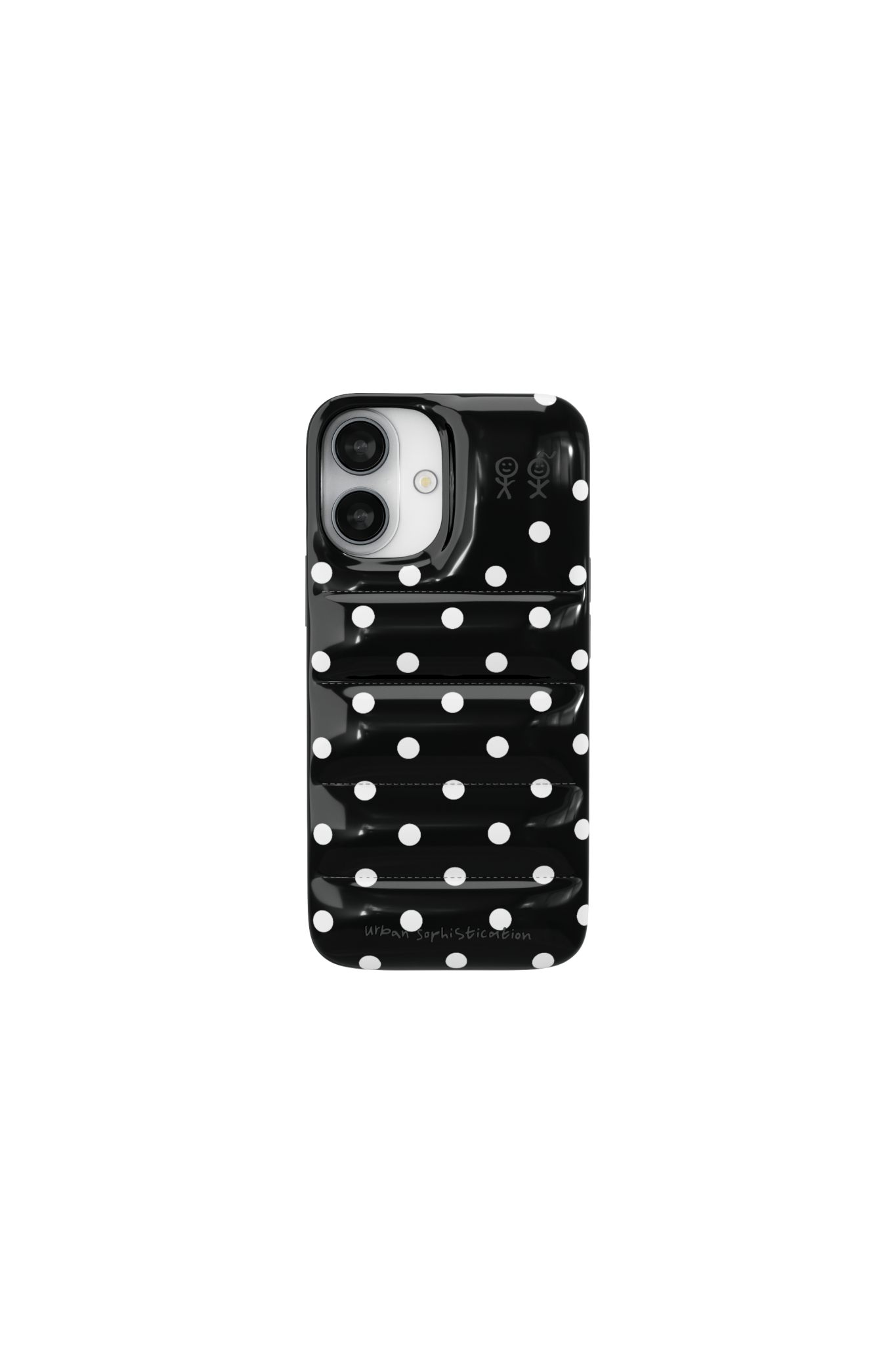 urban Polka Dots スマホケース iPhone13 The Puffer Case® - Polka Dots | Urban Sophistication