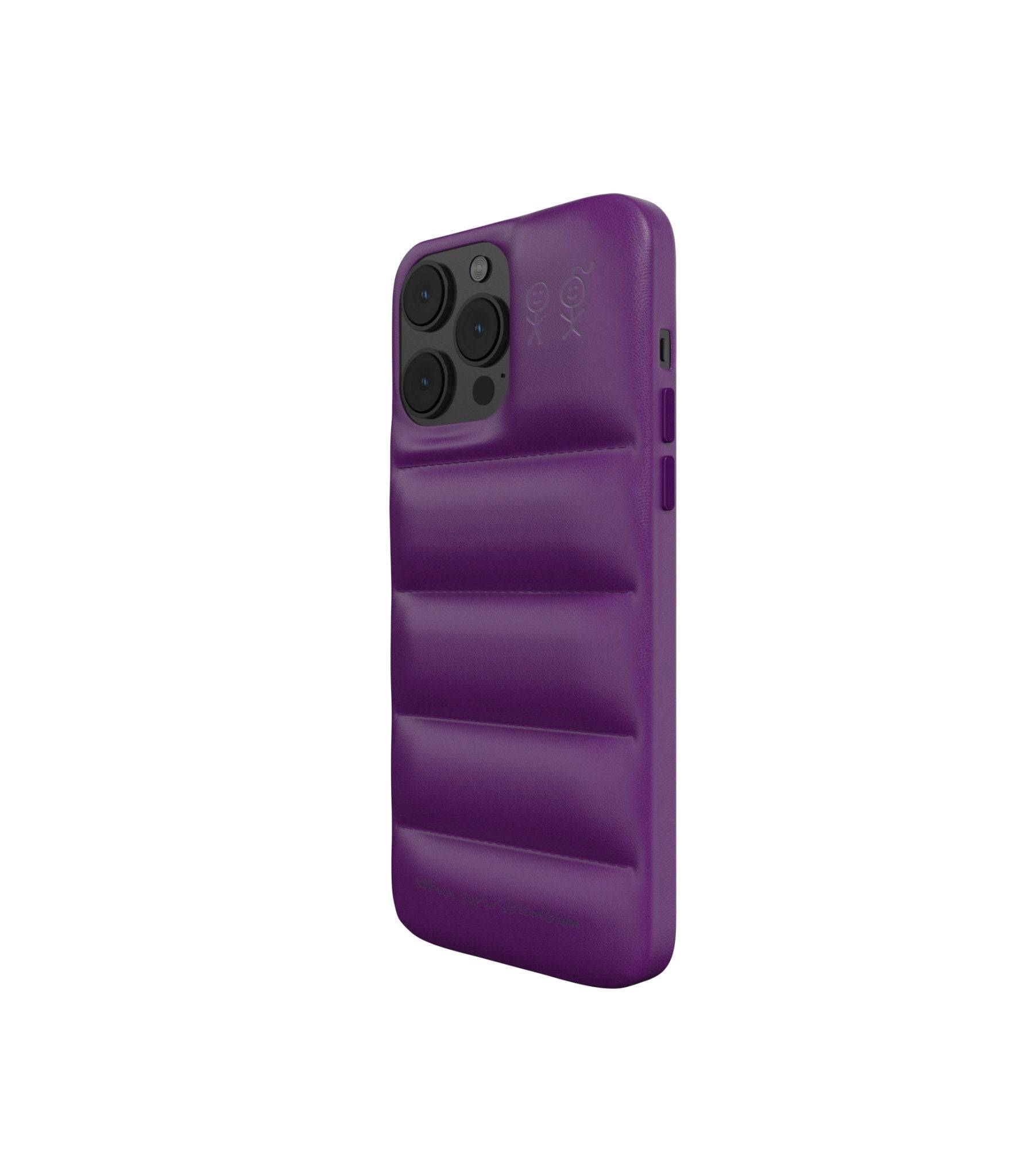 THE PUFFER CASE - Purple Power Berry - Urban Sophistication iPhone 15/14/13 THE PUFFER CASE - Purple Power Berry - Urban Sophistication iPhone 15/14/13