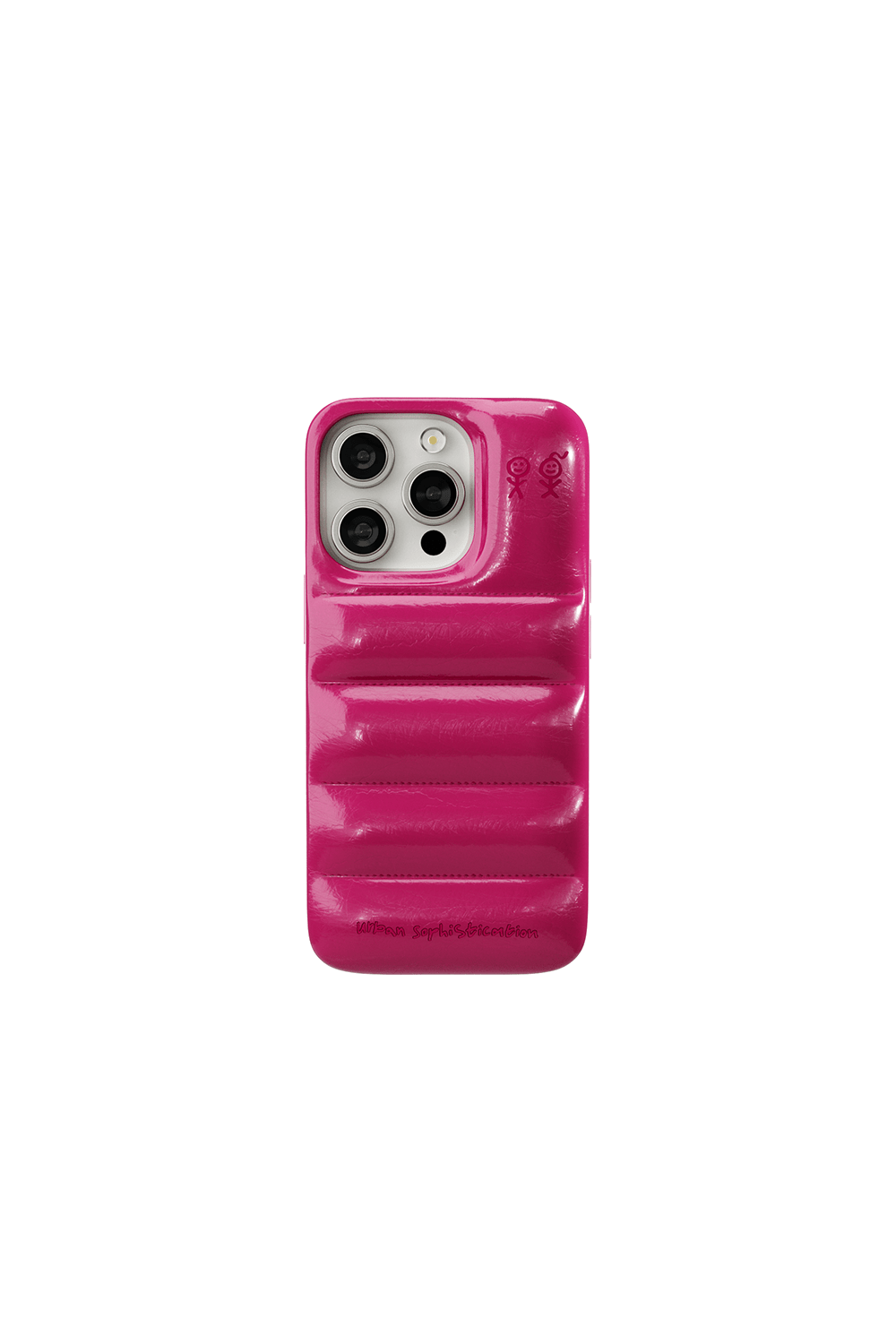 The Puffer Case® - Raspberry | Urban Sophistication The Puffer Case® - Raspberry | Urban Sophistication