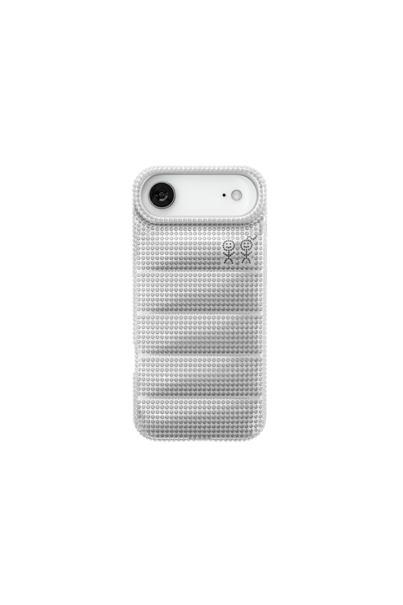 The Puffer Case® - Rhinestones in Silver | Urban Sophistication