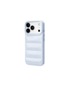 The Puffer Case® - Slushy, angled view | phone-size_iphone-17-pro|