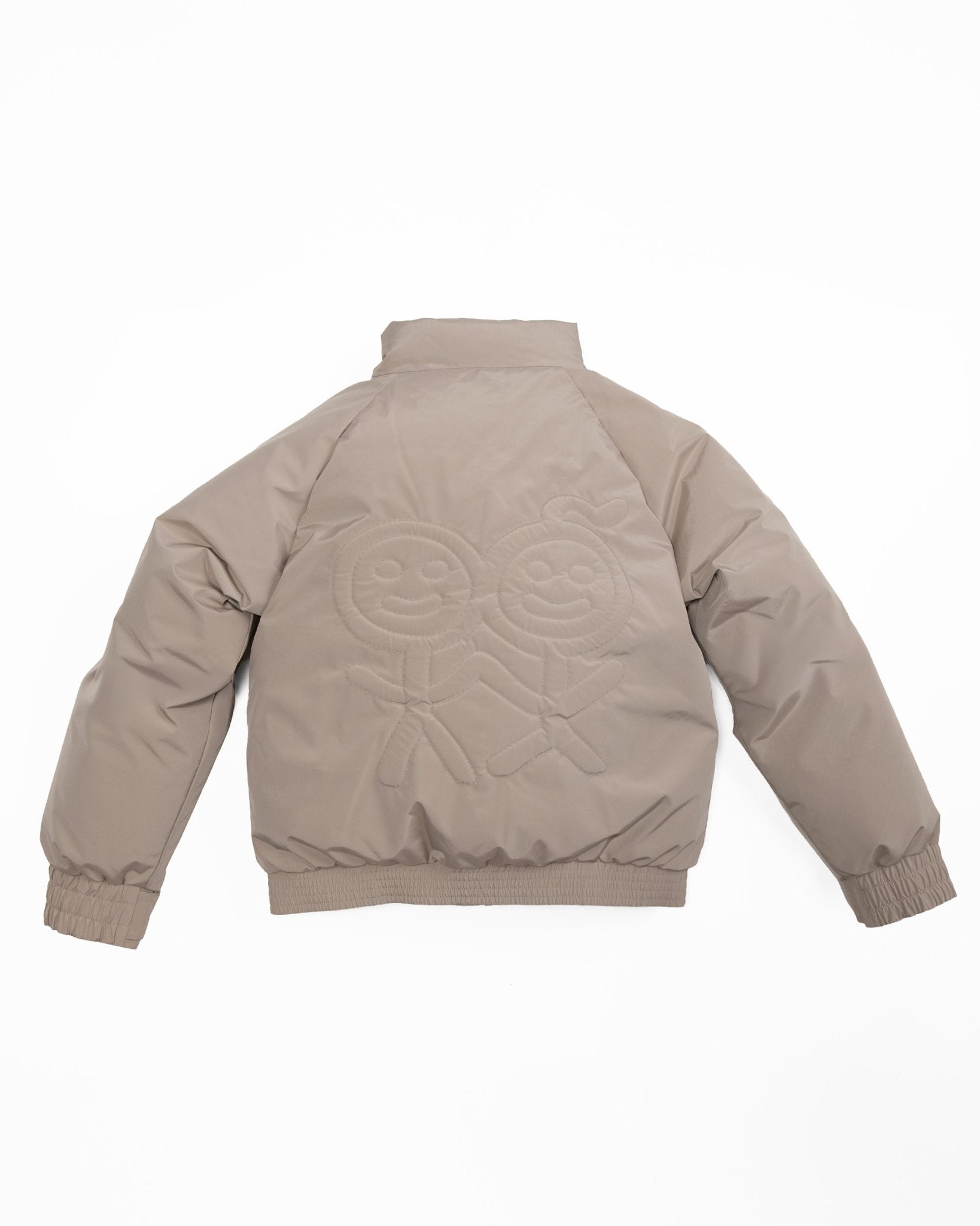 The Puffer Jacket (Trench) in Oat Milk