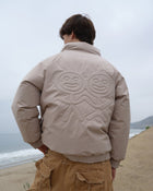 The Puffer Jacket (Trench) in Oat Milk