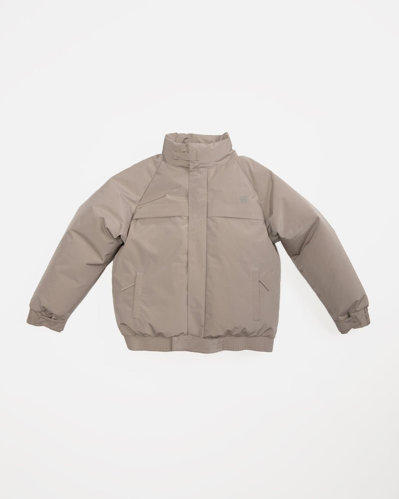 The Puffer Jacket (Trench) in Oat Milk