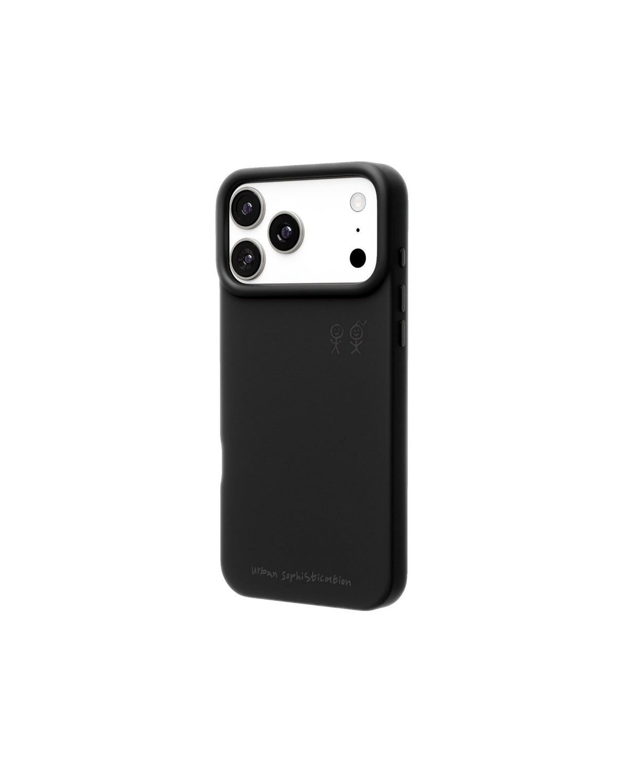 The Skinny Case - Black, angled view | phone-size_iphone-17-pro-max|