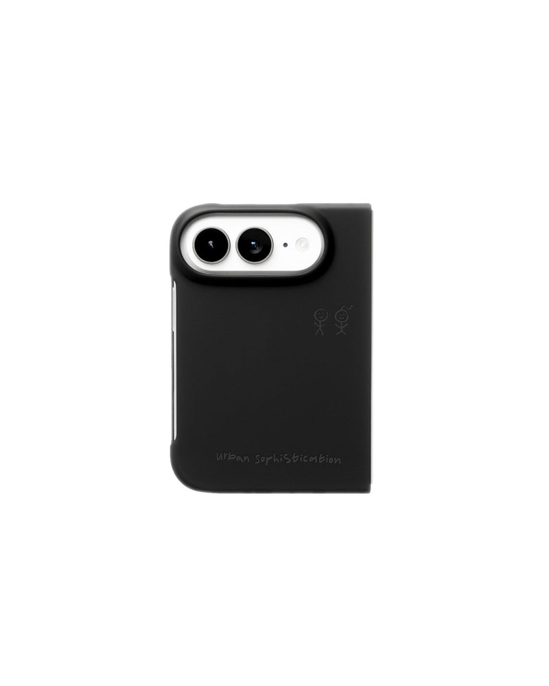 The Skinny Case - Black for iPhone Duo, rear view | phone-size_iphone-duo|