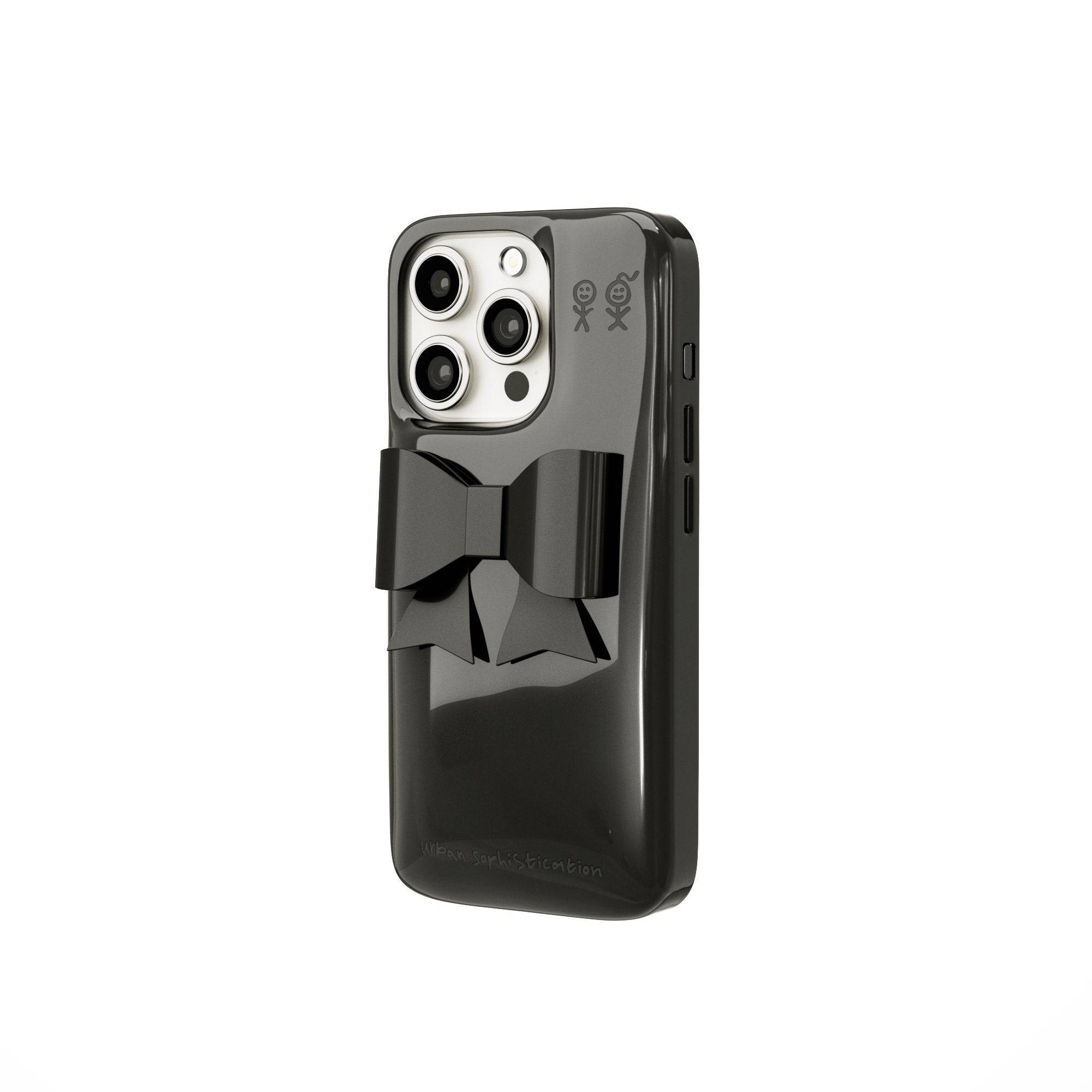 Urban Sophistication BOWリボン iPhone16Pro the-soap-case-black-bow-853231