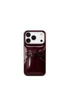 The Soap Case® - Delicate Bow in Dark Cherry