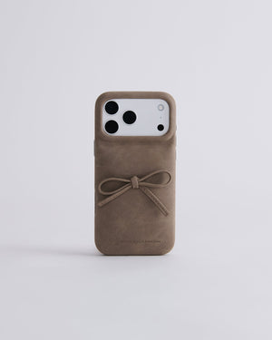 The Soap Case® - Delicate Bow in Suede