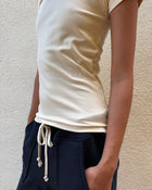 Tight Hug T-Shirt in Butter