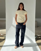 Tight Hug T-Shirt in Butter