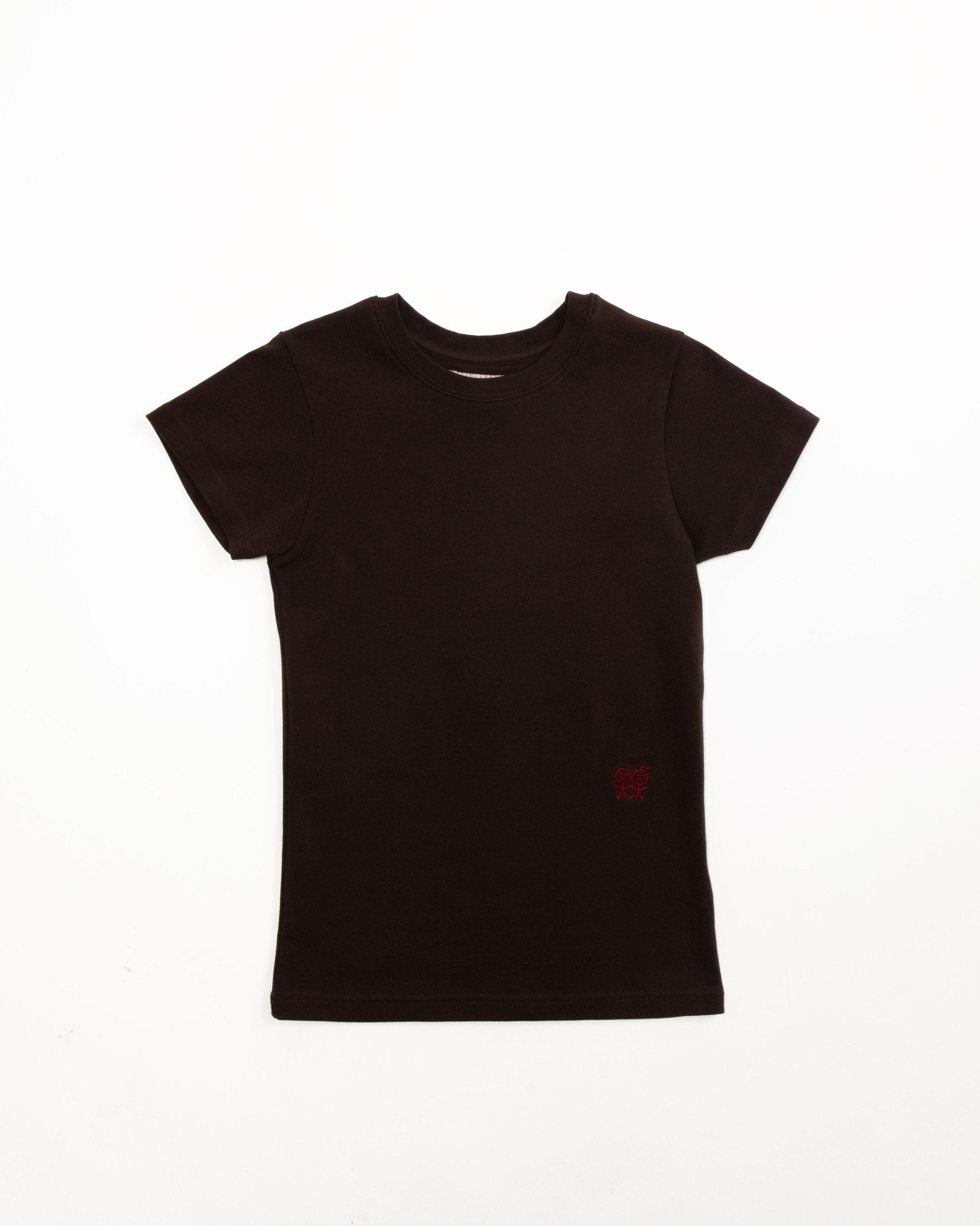 Tight Hug T-Shirt in Dark Brown