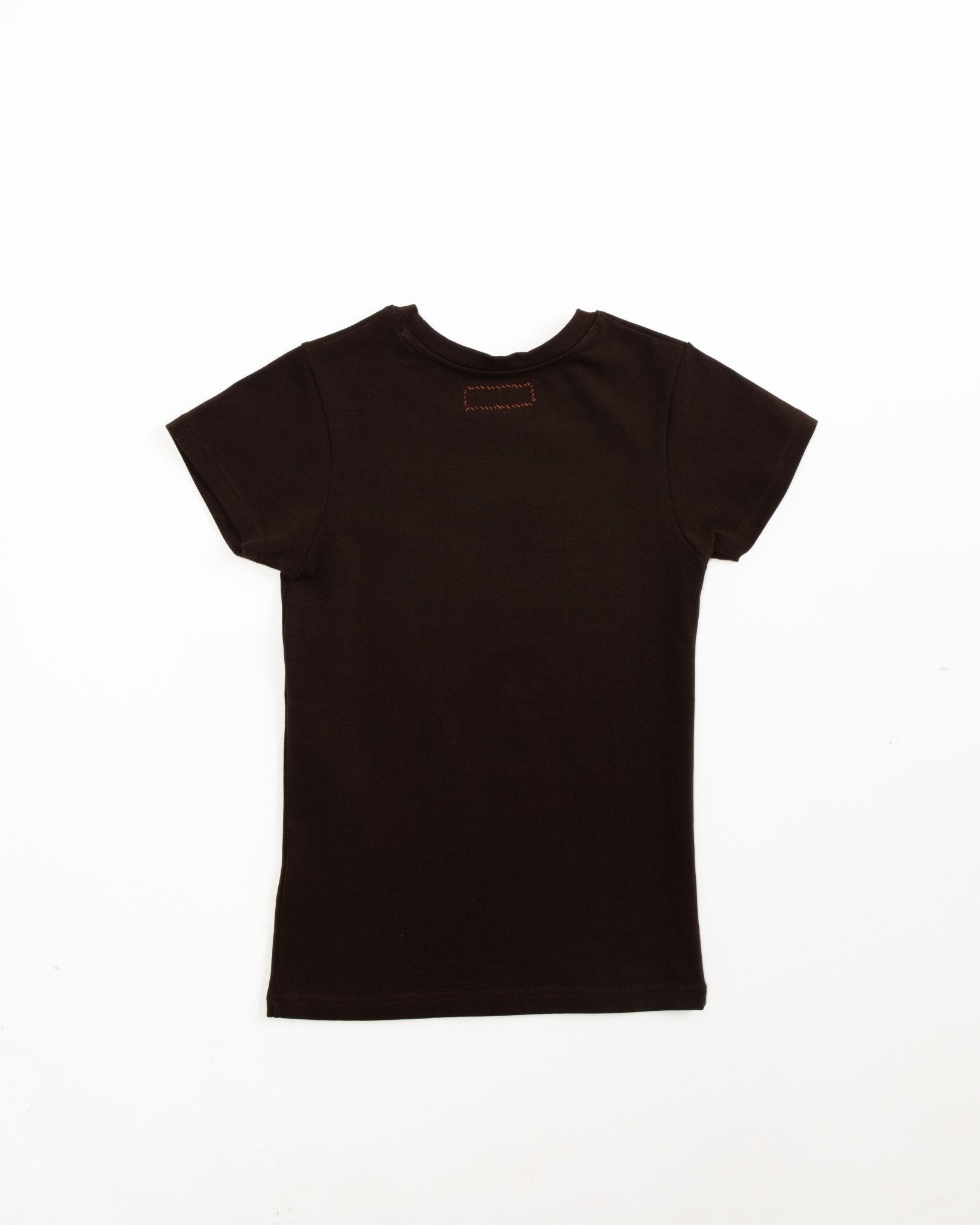 Tight Hug T-Shirt in Dark Brown