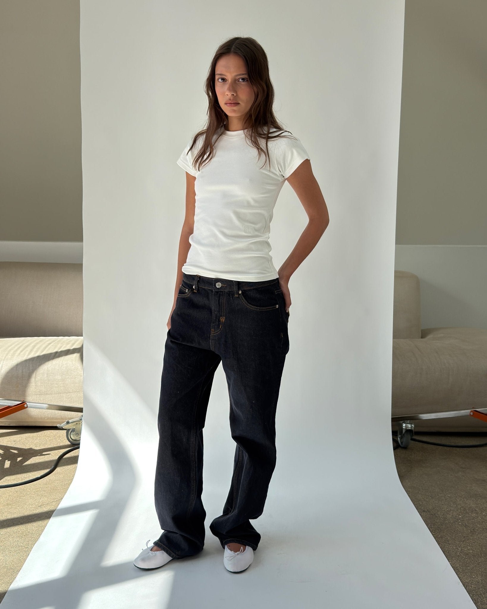 Tight Hug T-Shirt in White