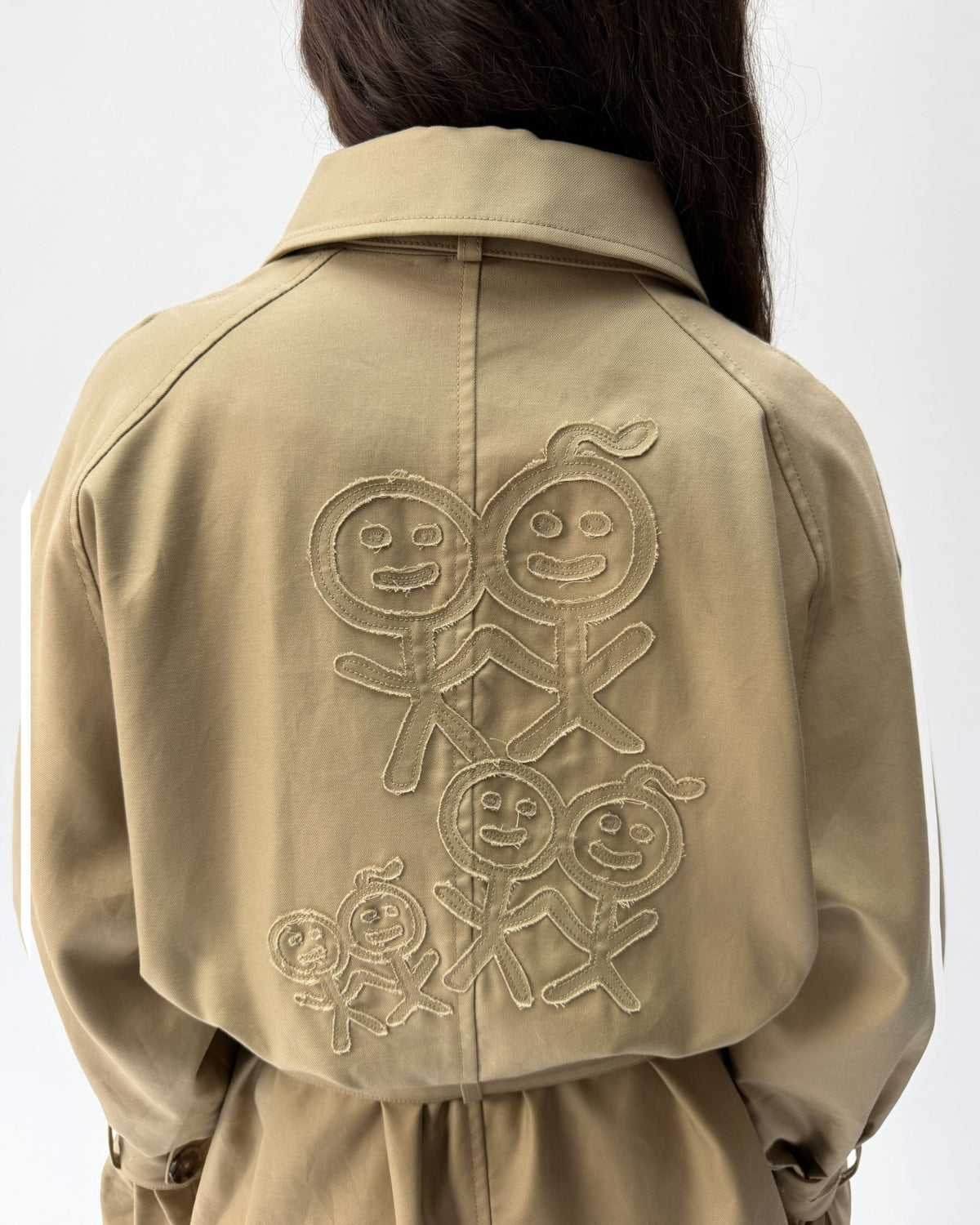 TJ01 Cropped Trench Jacket Honey 04 View PDP