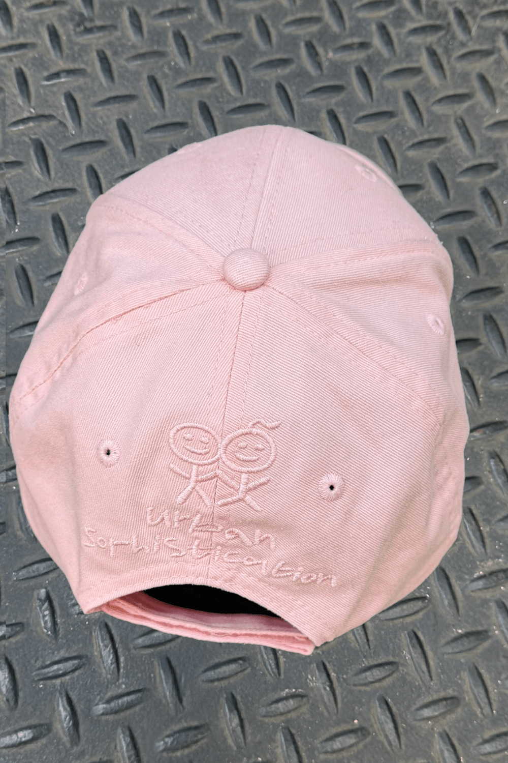 urbansophistication キャップ Urban Sophistication Logo Cap in Baby Pink | Urban