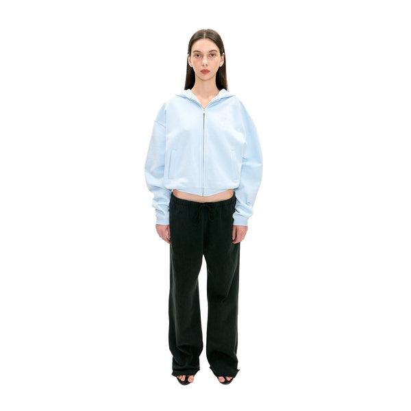 lillilly Baby check hoodie パーカー BLUE SMILEY LOGO HOODIE - SKY BLUE – DRMERS CLUB