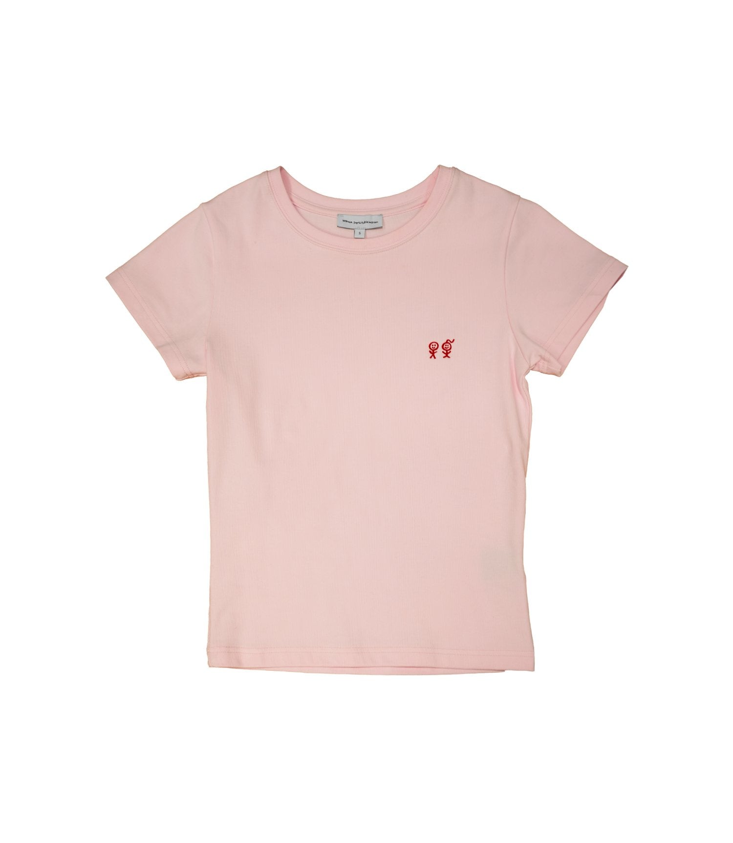 TEE IN BOW PINK