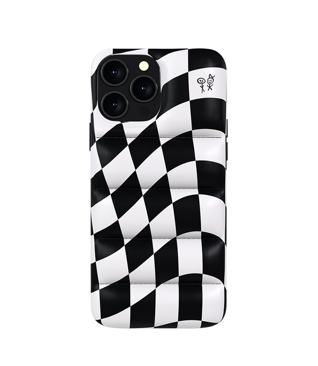 THE PUFFER CASE™ - CHECKERED - Urban Sophistication