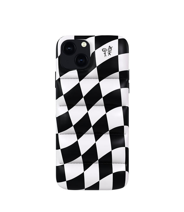 Urban Sophistication The Puffer Case - Checkered iPhone 14 Plus