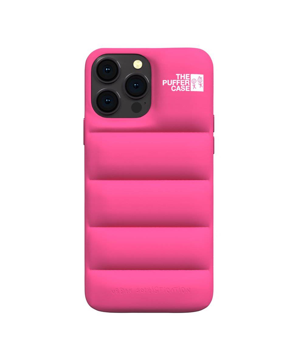 THE PUFFER CASE HOT PINK Urban Sophistication