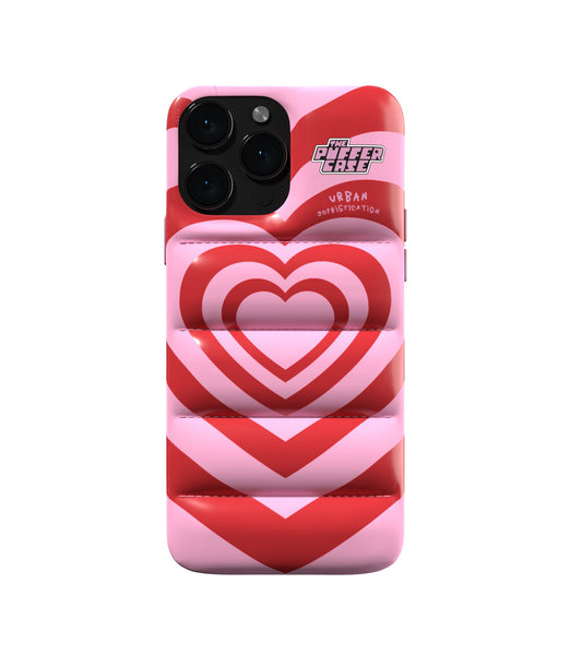 The Puffer Case Pink Blue Heart – Barkermeow